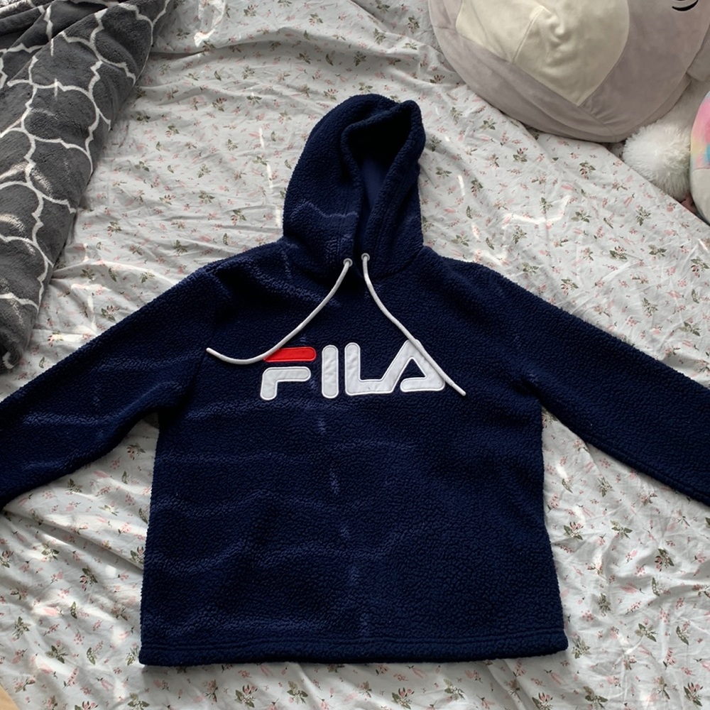 Fuzzy FILA hoodie